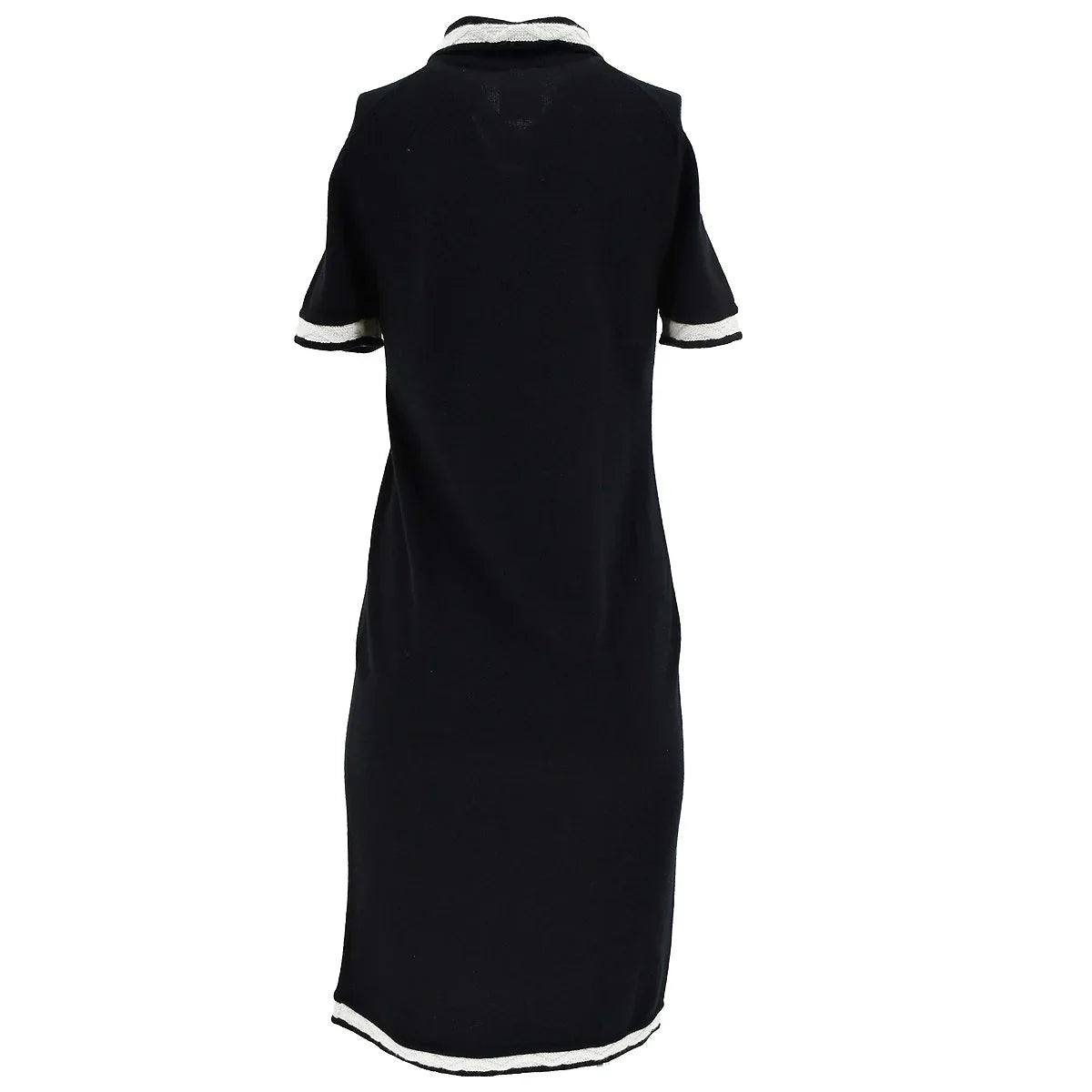 Chanel 2004 Fall CC Logo Cashmere Polo Dress #40