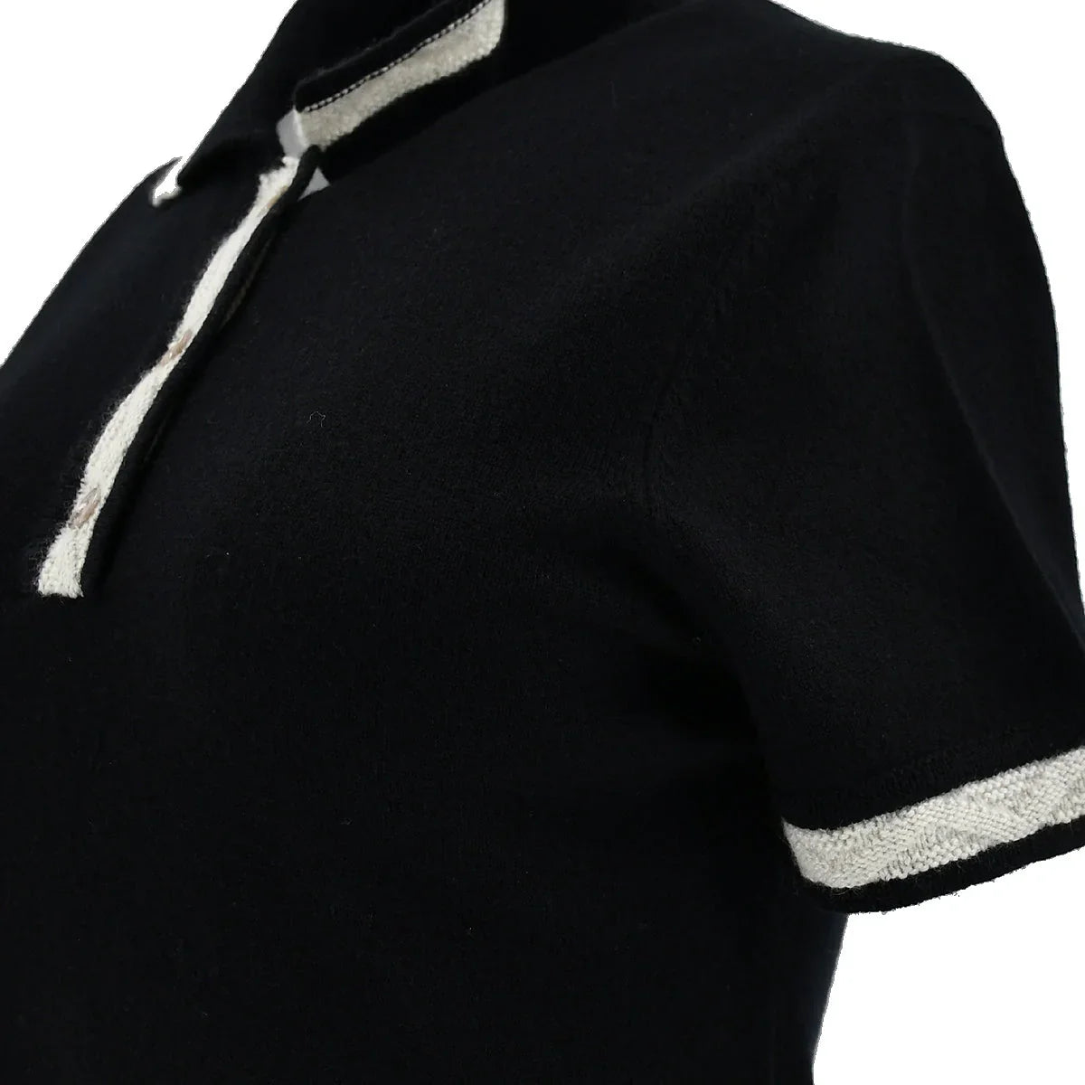 Chanel 2004 Fall CC Logo Cashmere Polo Dress #40