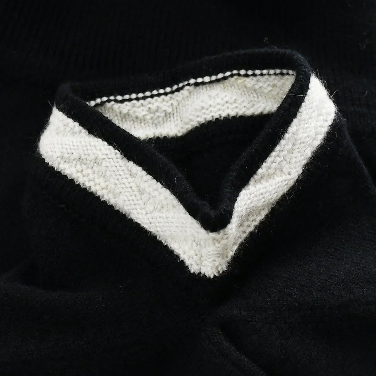 Chanel 2004 Fall CC Logo Cashmere Polo Dress #40