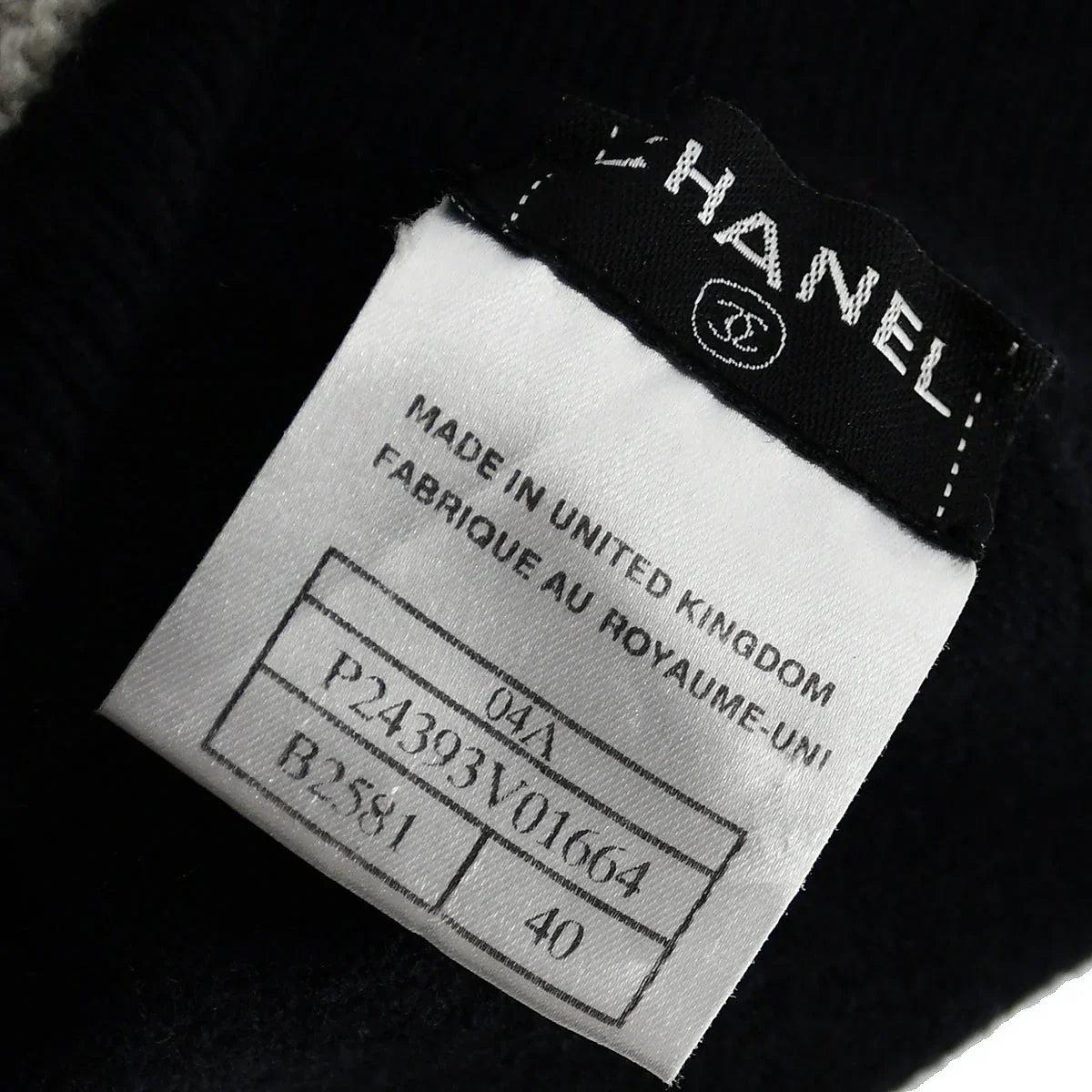 Chanel 2004 Fall CC Logo Cashmere Polo Dress #40