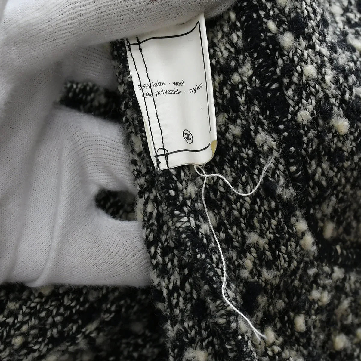 Chanel Fall 1994 roll-neck two-tone minidress #42