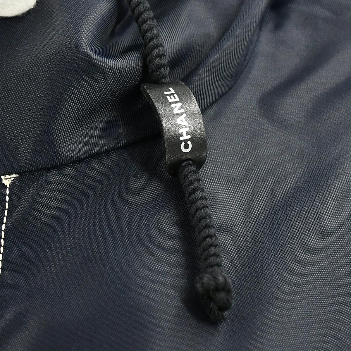 Chanel Drawstring Hooded Jacket #36