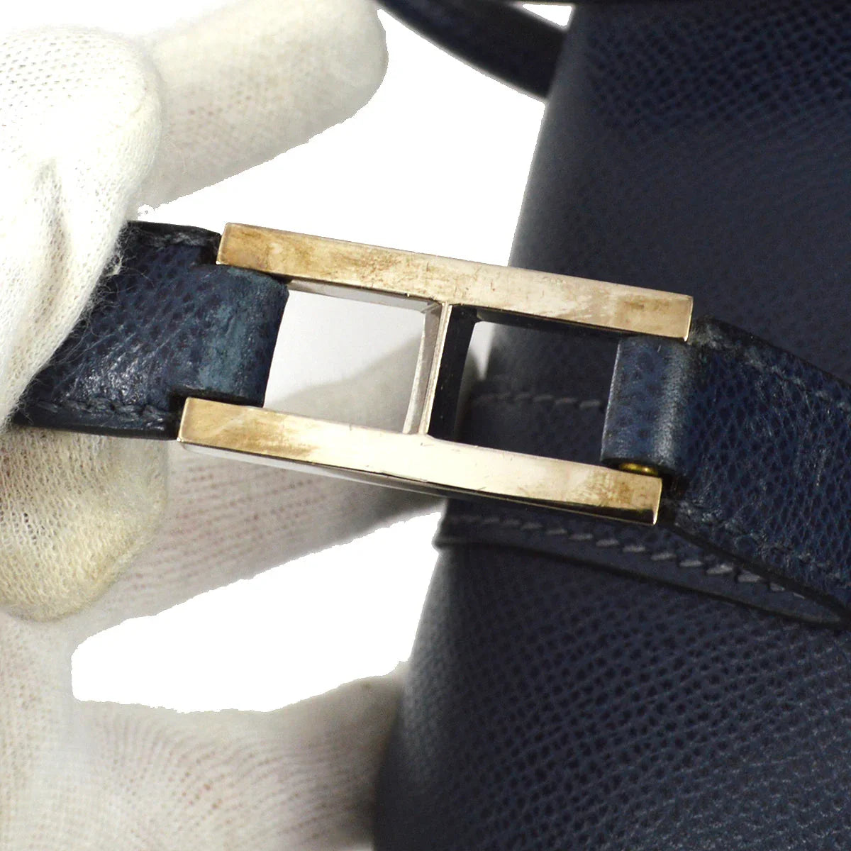 Hermes 2002 Navy Veau Grain Lisse Drag 2 32