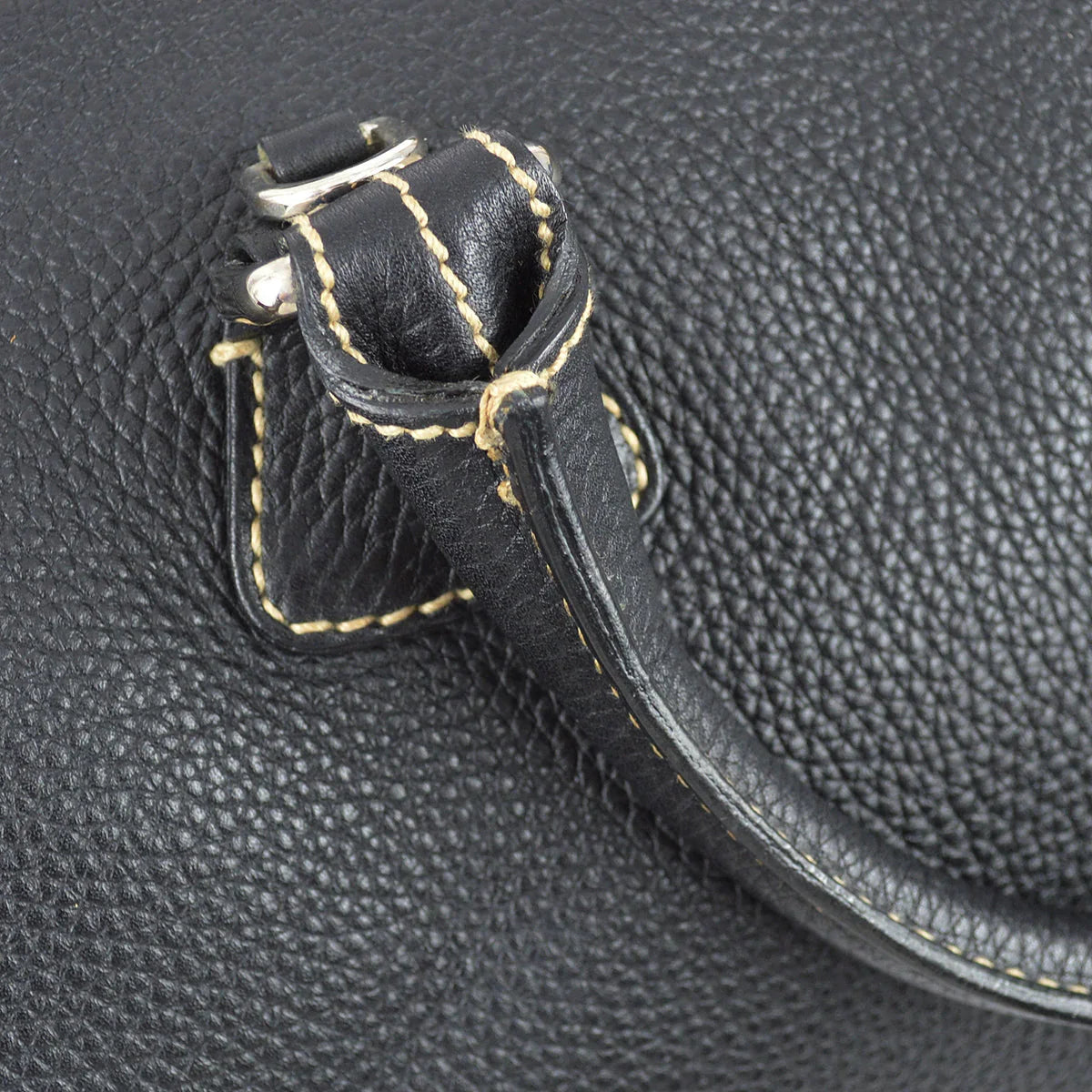Chanel 2003-2004 Black Calfskin Boston 40