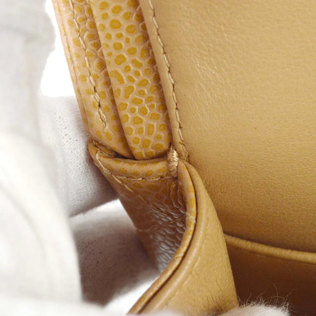 Chanel 2003-2004 Beige Caviar Medium Classic Double Flap Bag