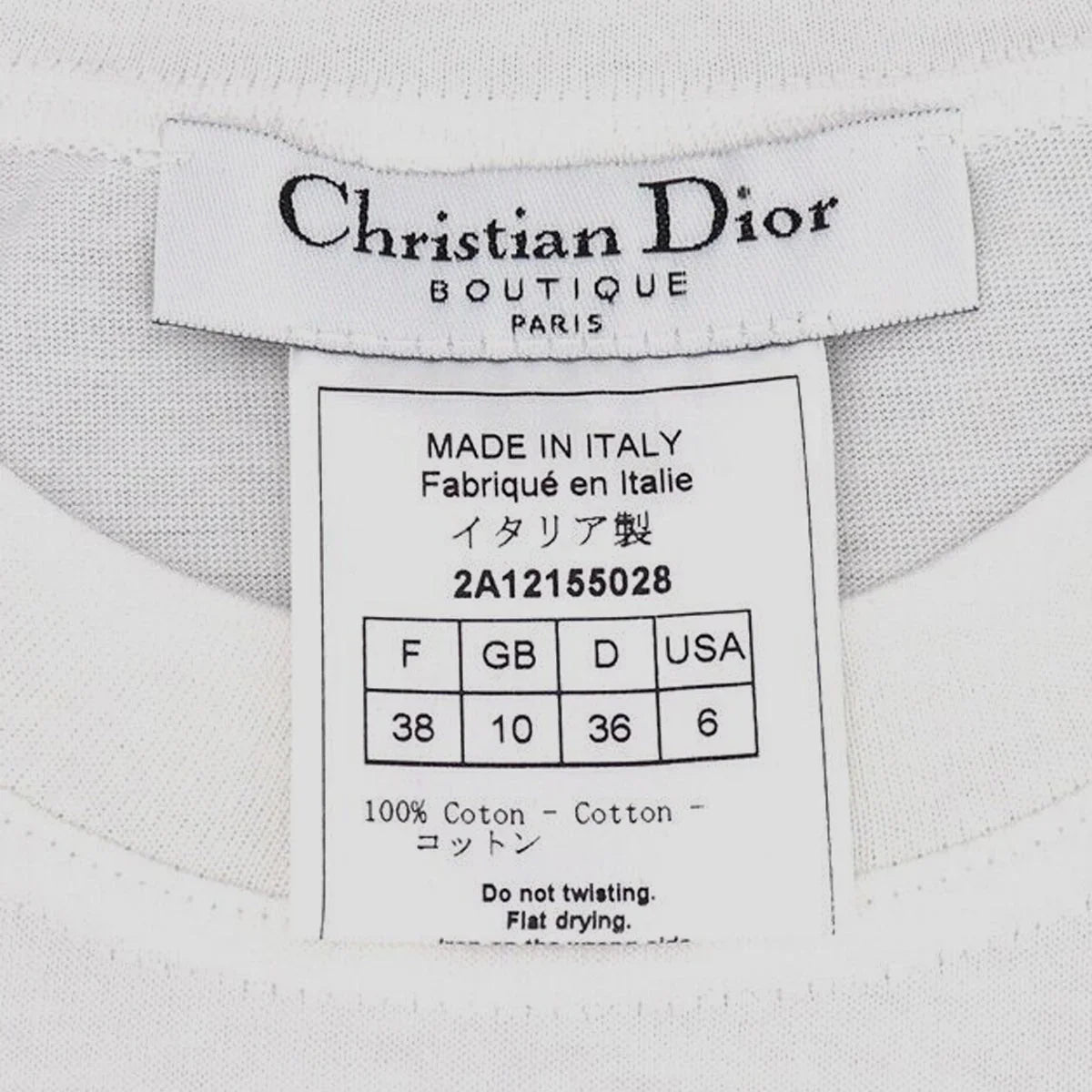 Christian Dior 2002 John Galliano graphic-print cotton T-shirt set #38