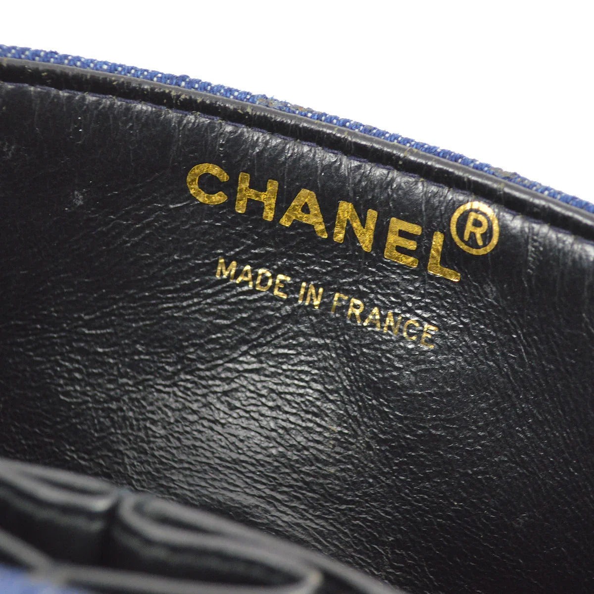 Chanel * 1989-1991 Denim Turnlock Mini Full Flap Bag