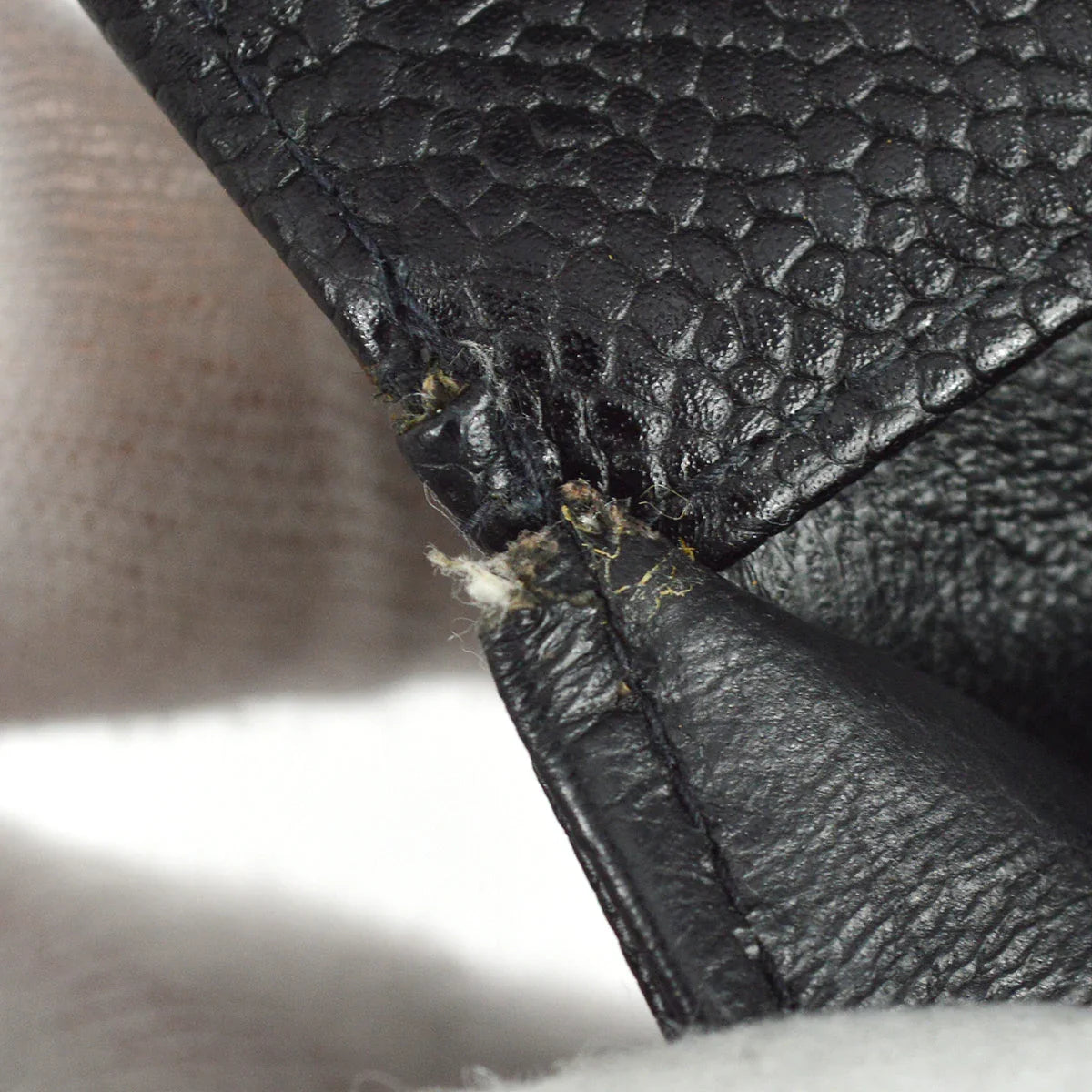 Chanel 1994-1996 Black Caviar Briefcase Business Handbag