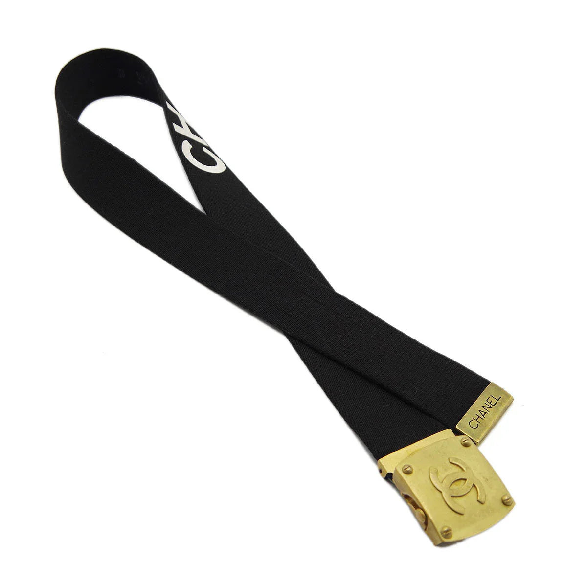 Chanel 1994 Fall Logo GI Belt #75