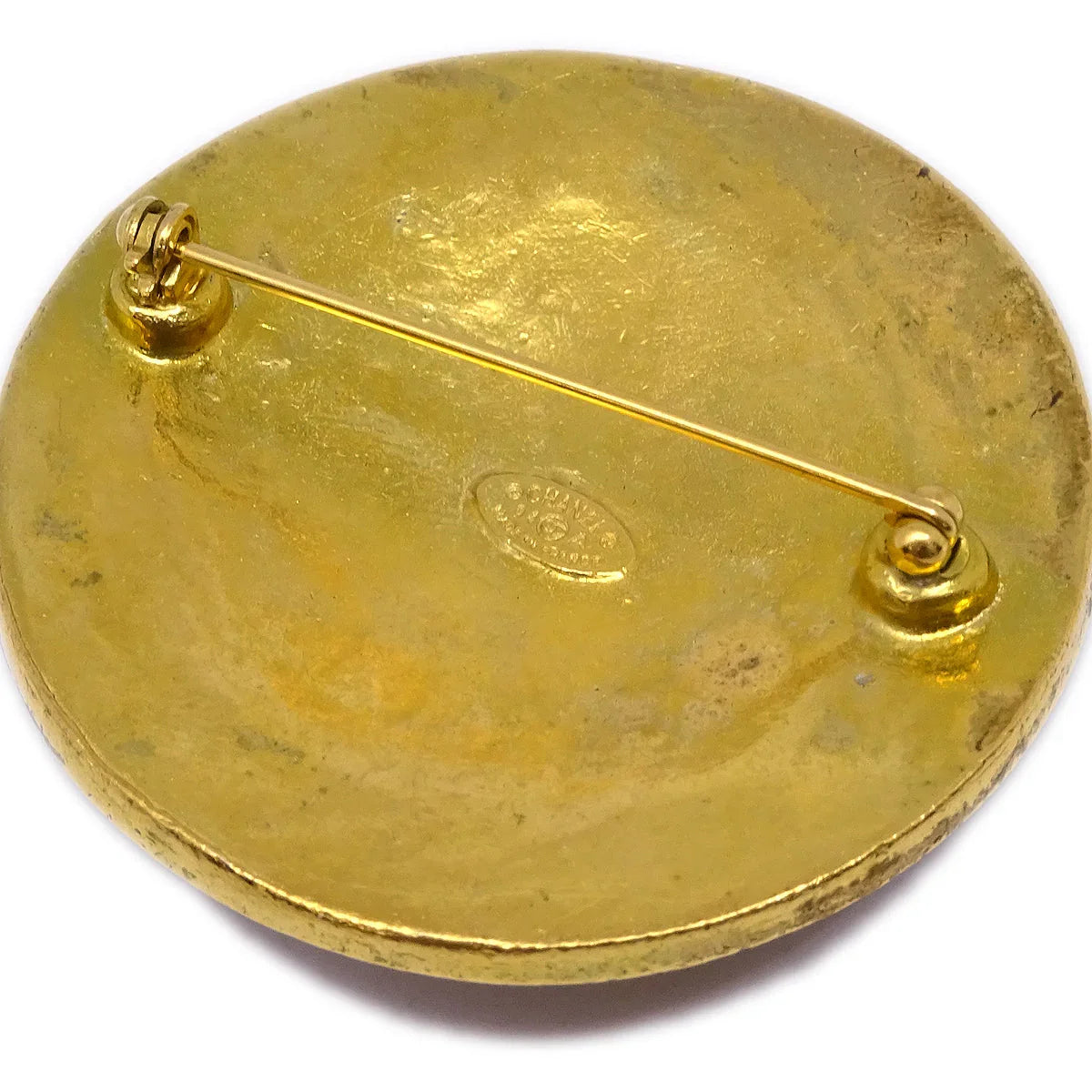Chanel 1994 Filigree Brooch Pin Gold