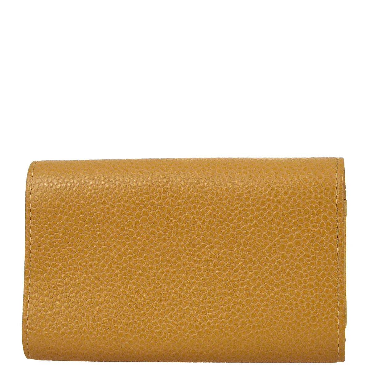 Chanel 2003-2004 Beige Caviar Key Case Small Good