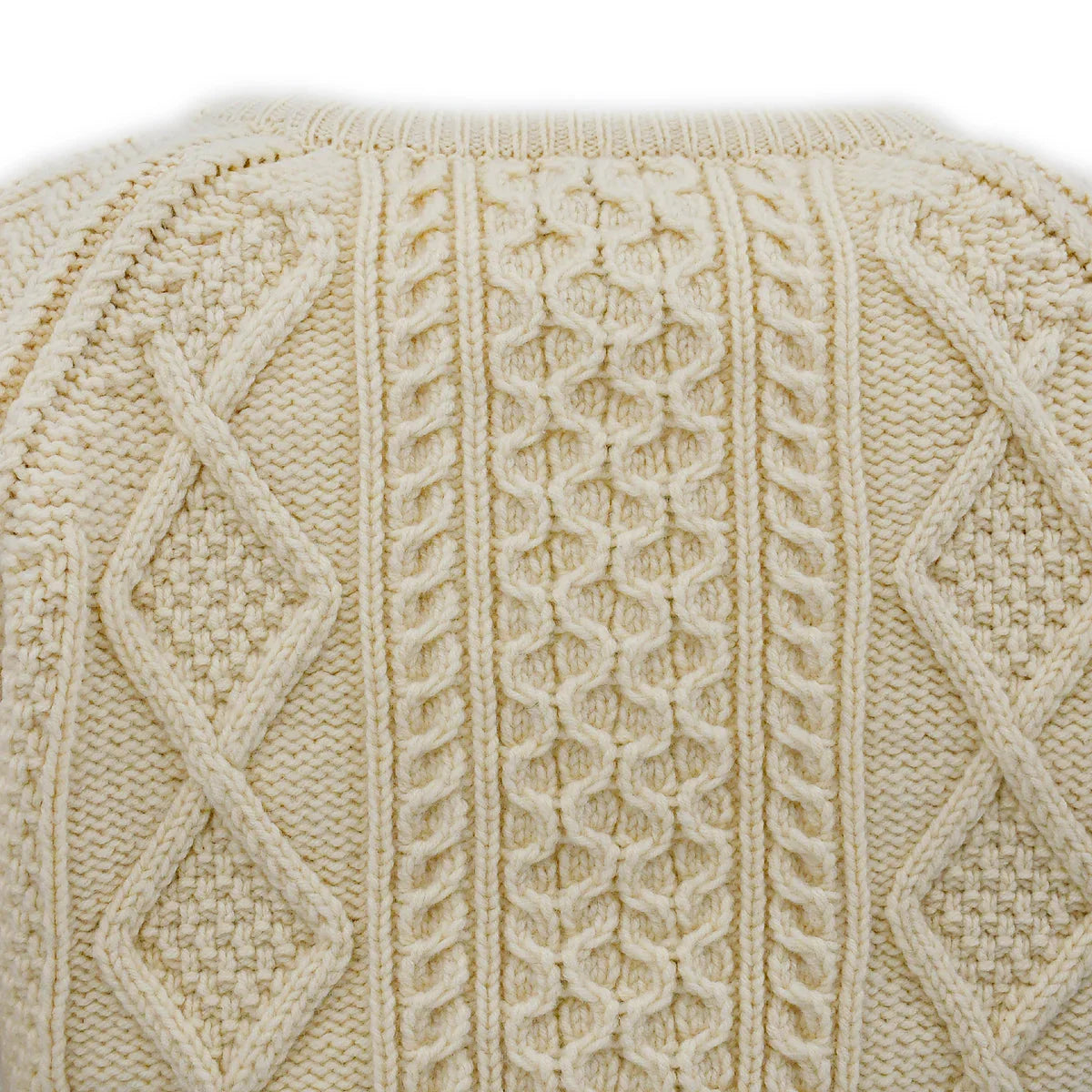 Chanel 1996 Fall Wool Fisherman Knit Jumper #44