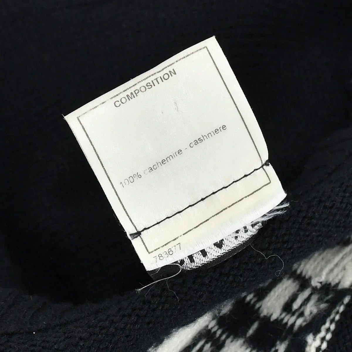 Chanel 2008 fall CC-button cashmere dress #38