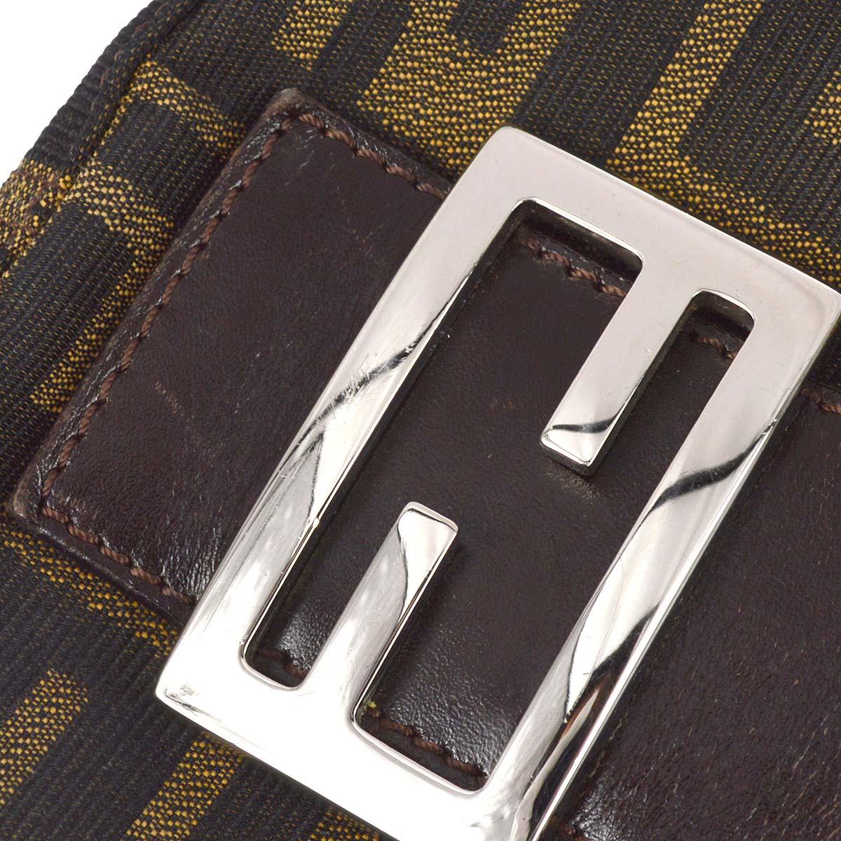 Fendi Brown Zucca Micro Handbag