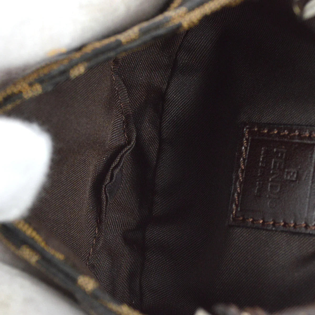 Fendi Brown Zucca Micro Handbag