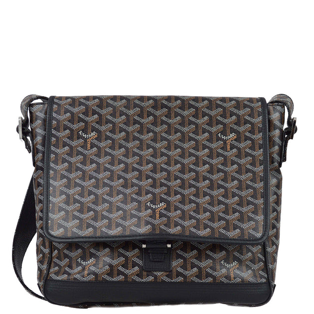 Goyard Black Grand Bleu MM Messenger Bag