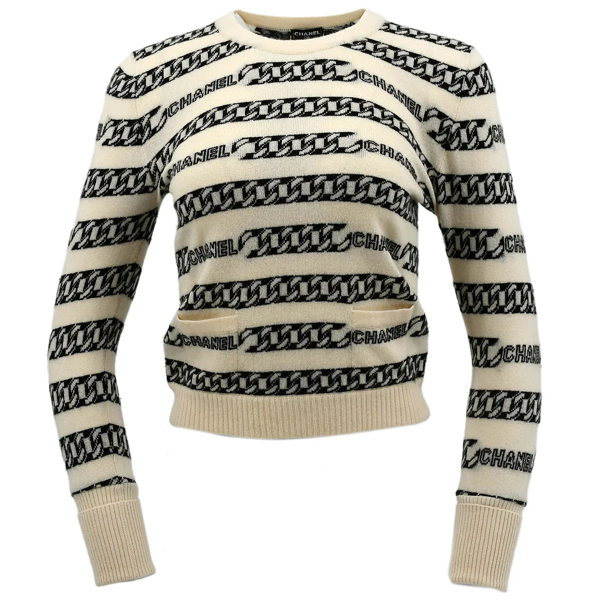 Chanel 2001 Fall Chain Motif Cashmere Jumper #34