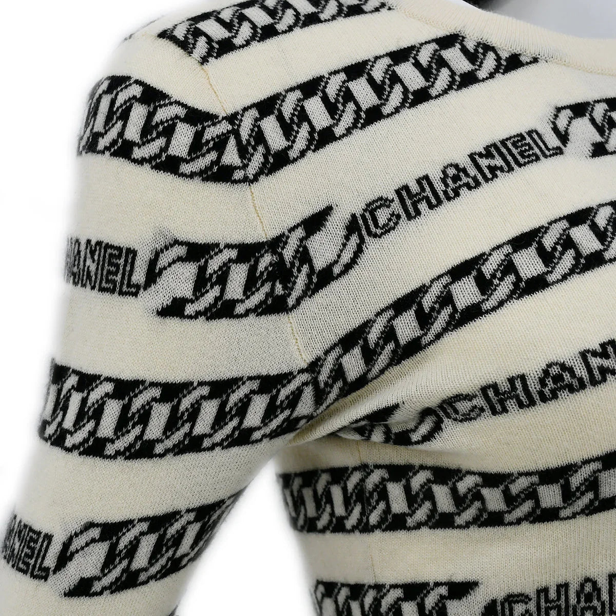 Chanel 2001 Fall Chain Motif Cashmere Jumper #34