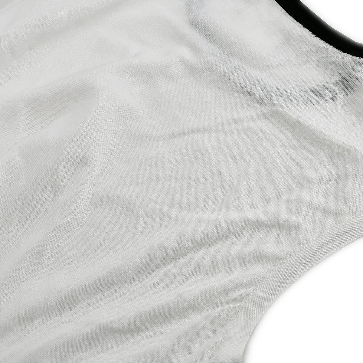 Chanel 1996 Spring Contrast Trim Cotton Sleeveless Top #40