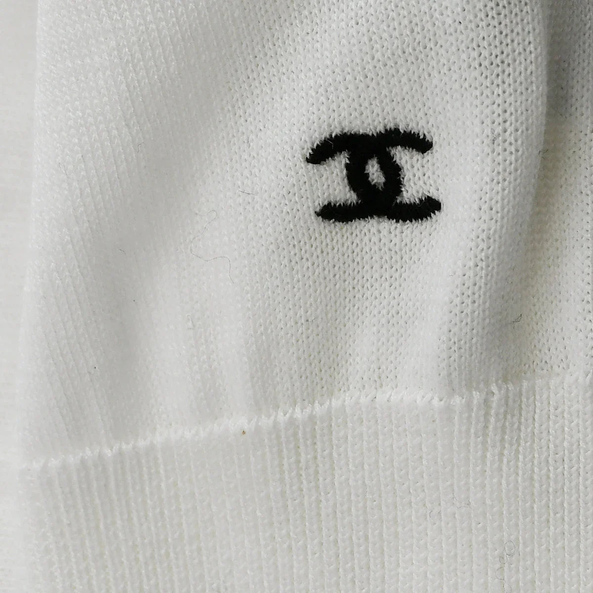 Chanel 1996 Spring Contrast Trim Cotton Sleeveless Top #40