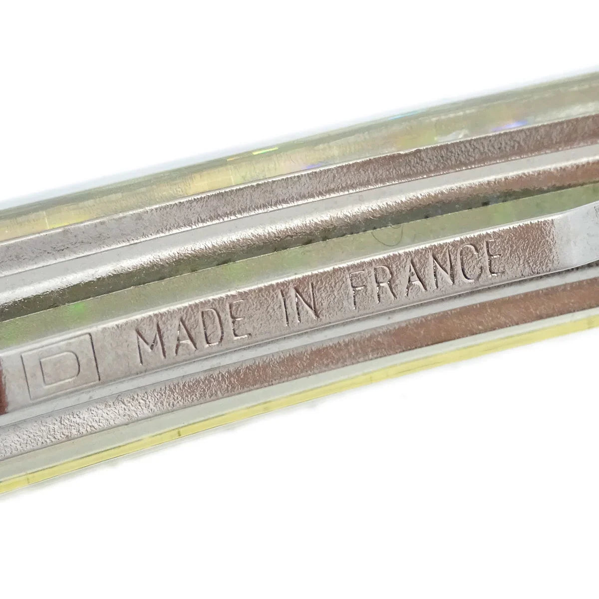 Chanel Hair Clip Hairpin Barrette Clear 97P/62