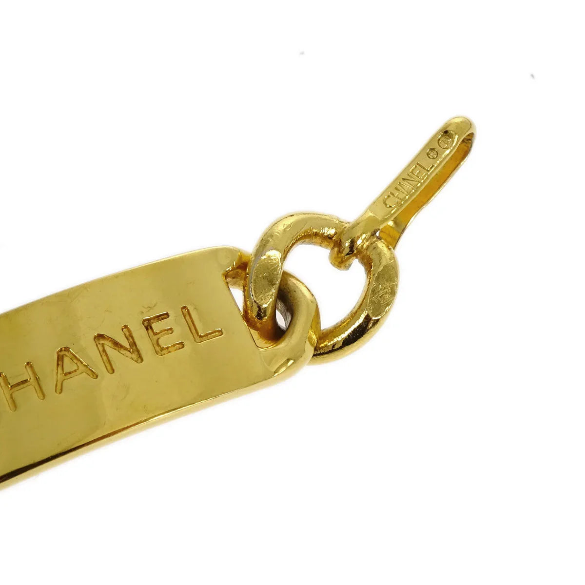 Chanel Medallion Chain Belt Gold Black
