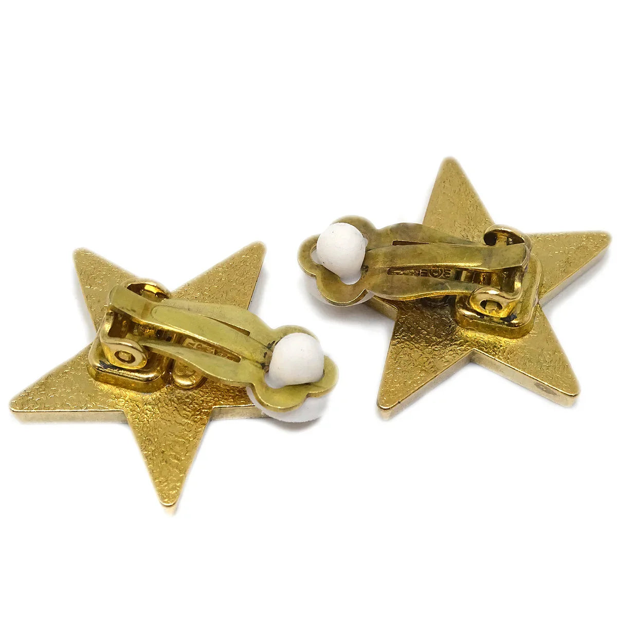 Chanel Star Earrings Clip-On Blue 01P