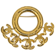 Chanel Fringe Brooch Pin Gold 94P