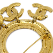 Chanel Fringe Brooch Pin Gold 94P