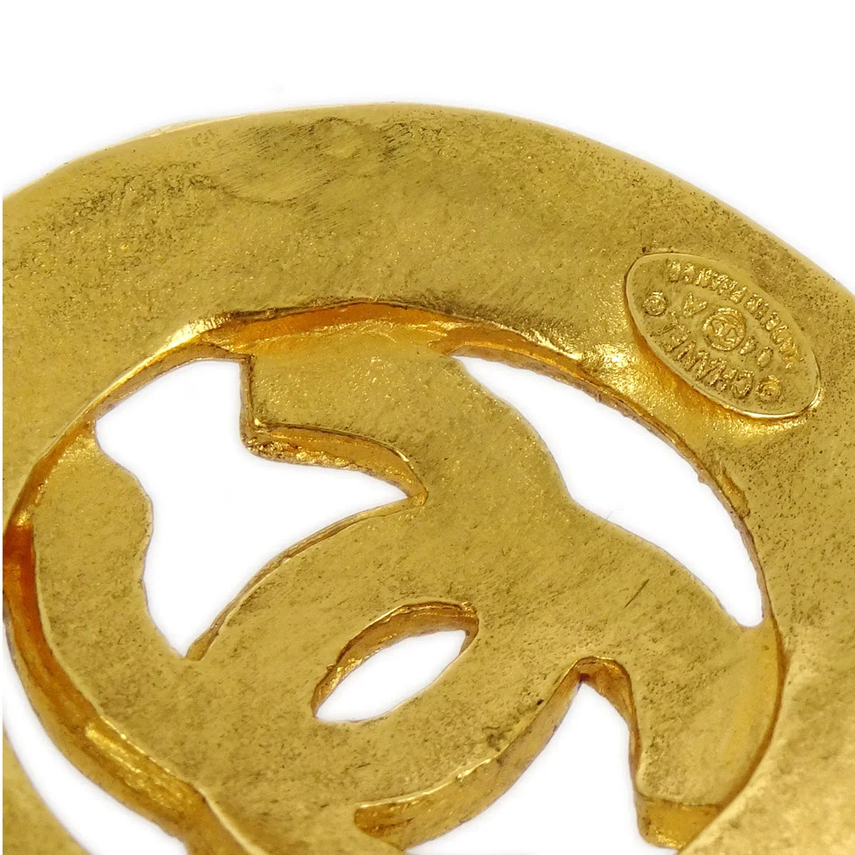 Chanel 1994 Filigree Cutout CC Necklace