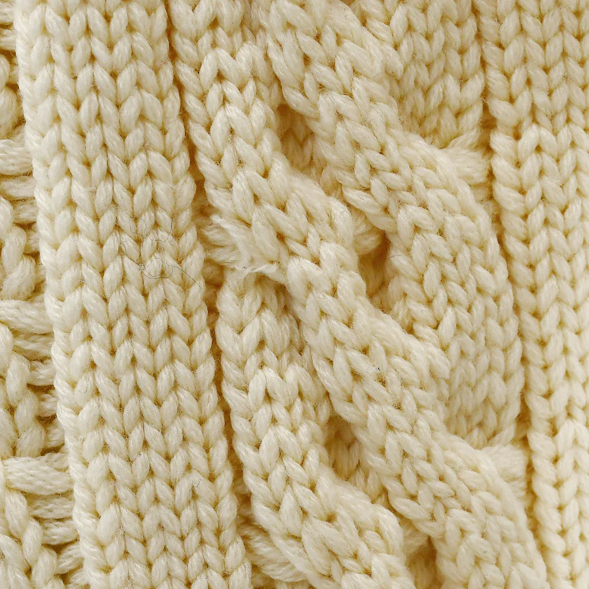 Chanel cable-knit wool long cardigan #38