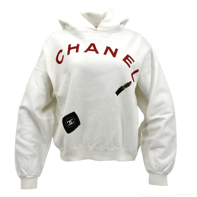 Chanel hot sale logo hoodie