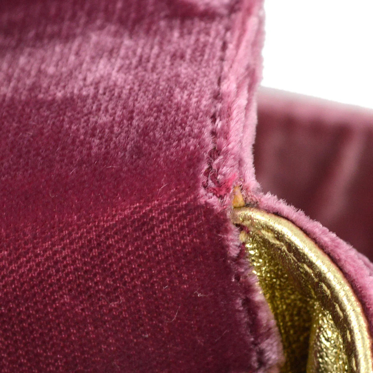 Chanel 1994-1996 Pink Velvet Evening Bag