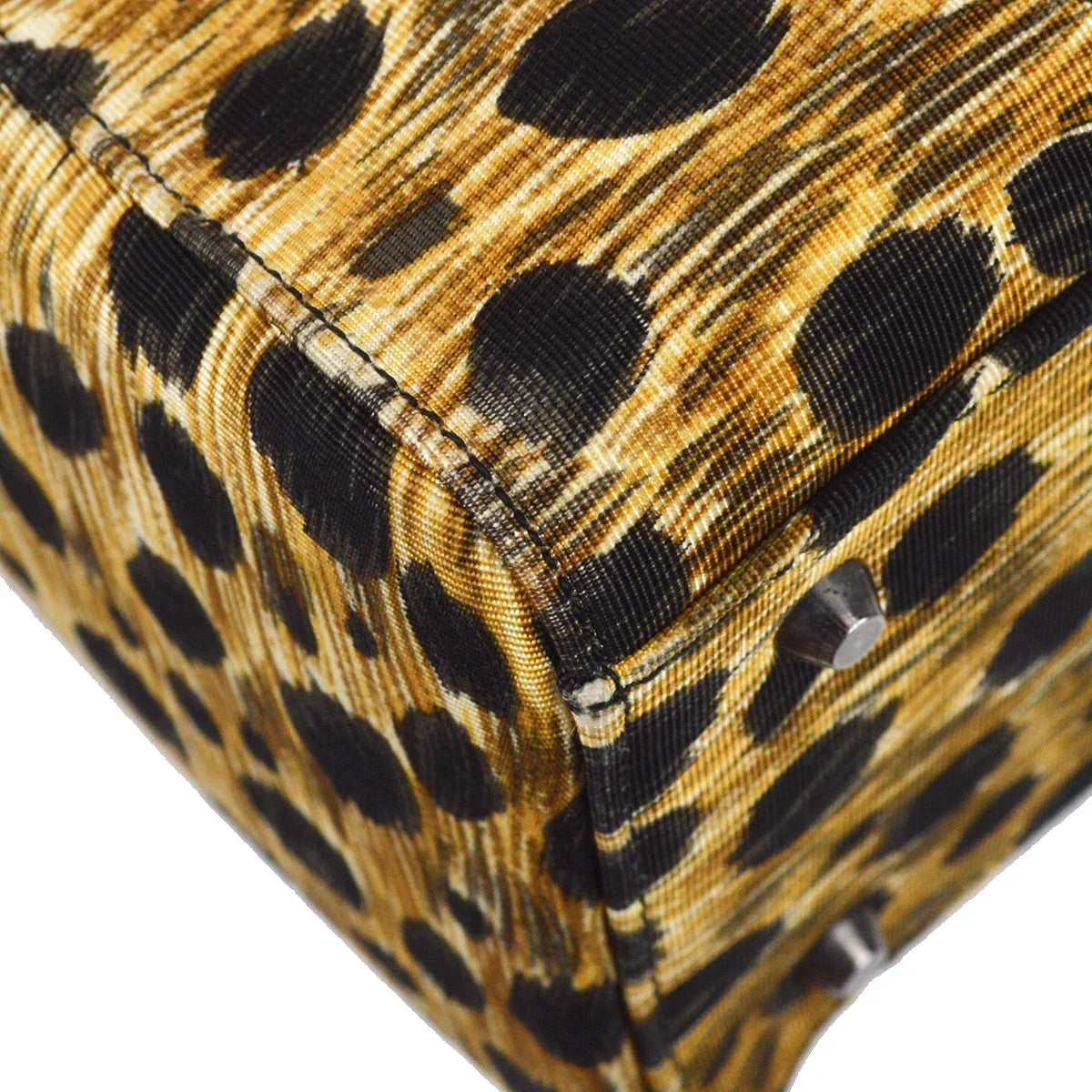 Christian Dior 1999 Cheetah Print Large Lady Dior Bag