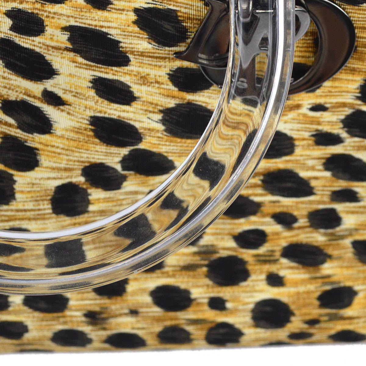 Christian Dior 1999 Cheetah Print Large Lady Dior Bag