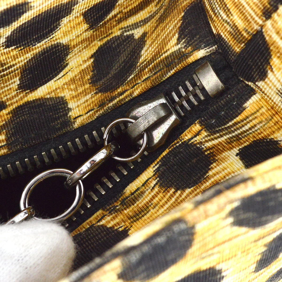 Christian Dior 1999 Cheetah Print Large Lady Dior Bag