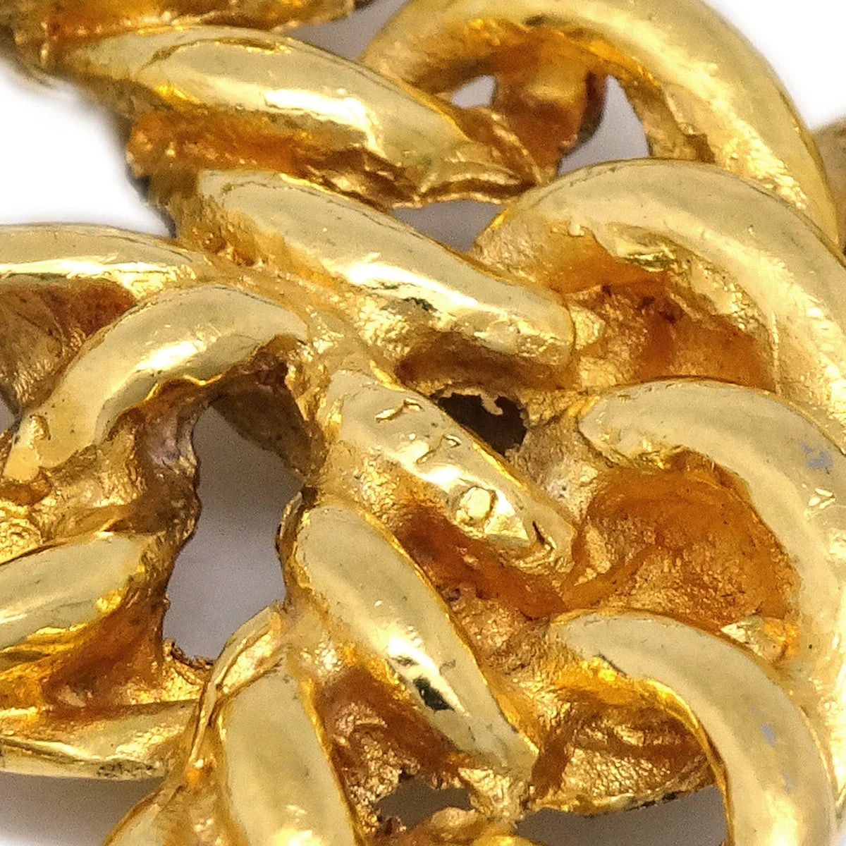 Chanel CC Brooch Pin Gold 1107