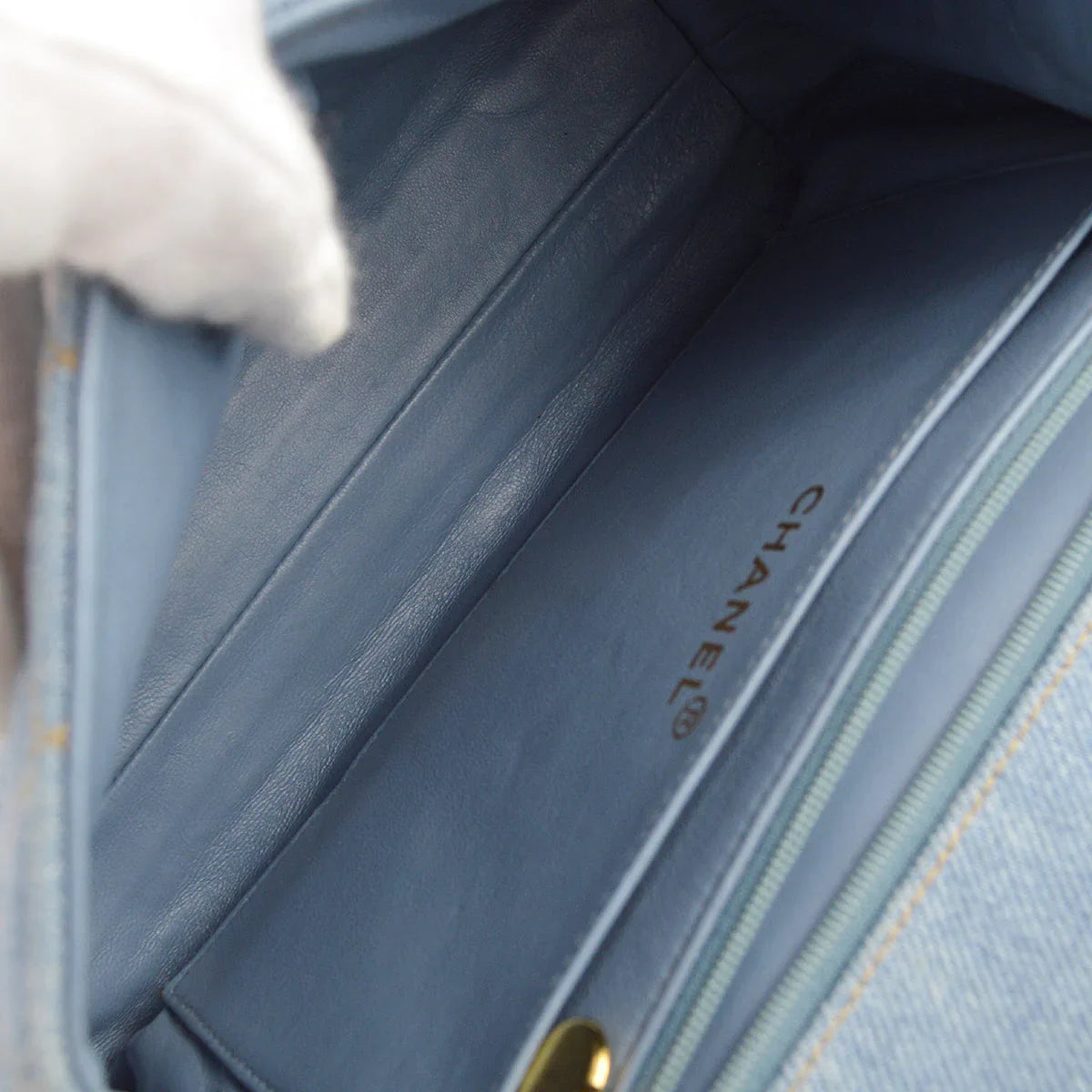 Chanel * 1996-1997 Denim Kelly 25