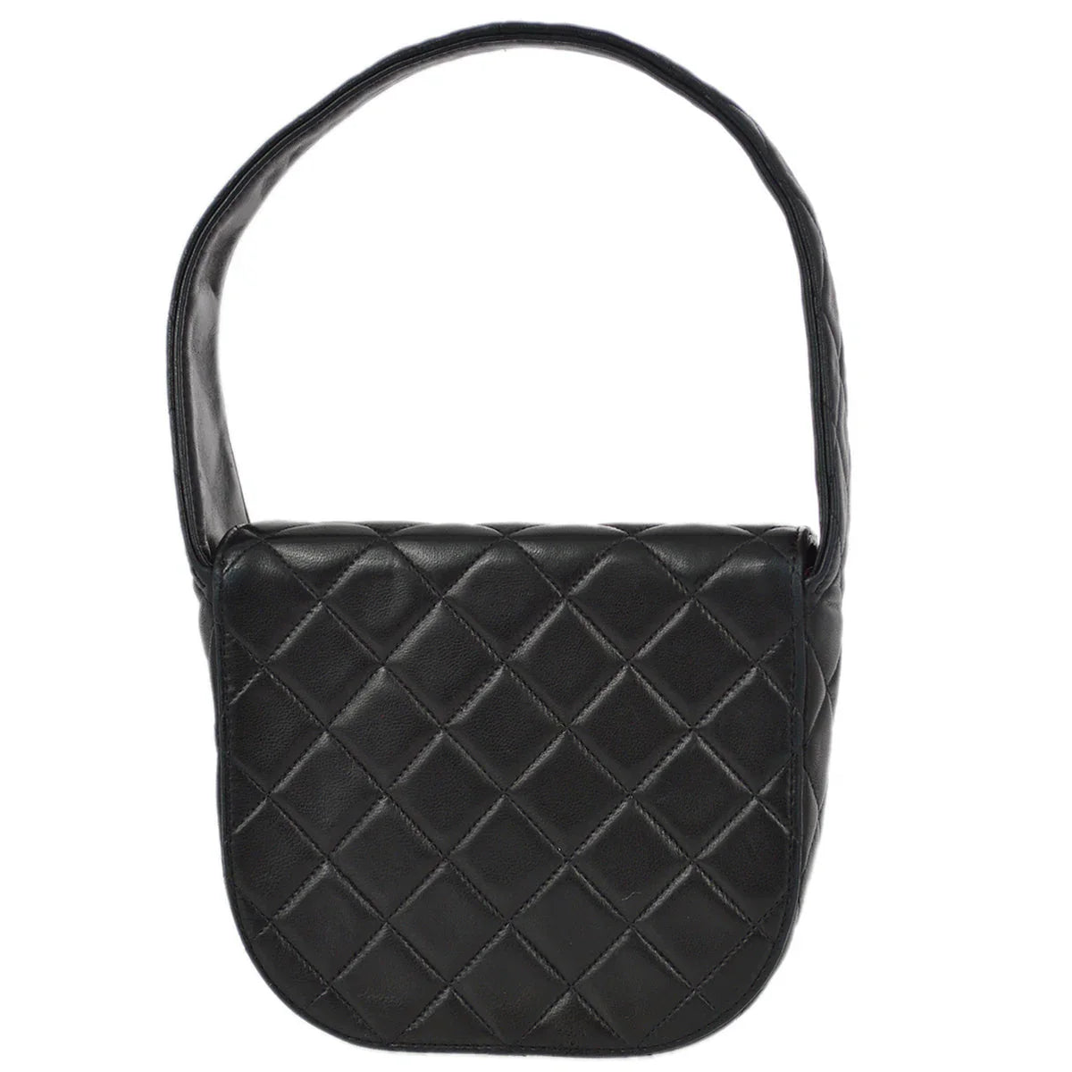 Chanel 1991-1997 Black Lambskin Handbag