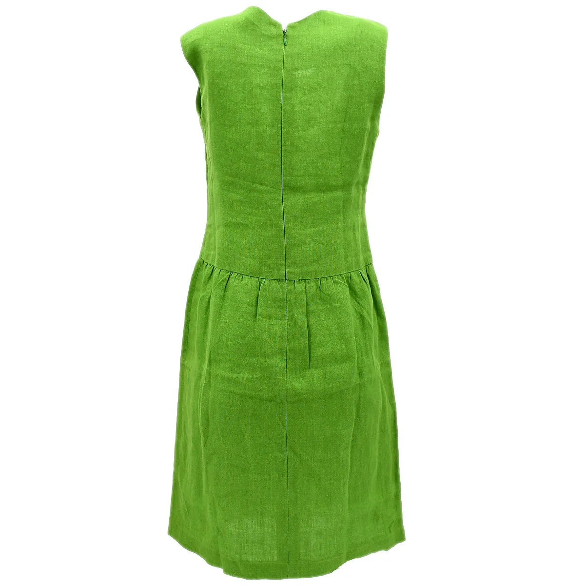 Chanel Sleeveless Dress Green