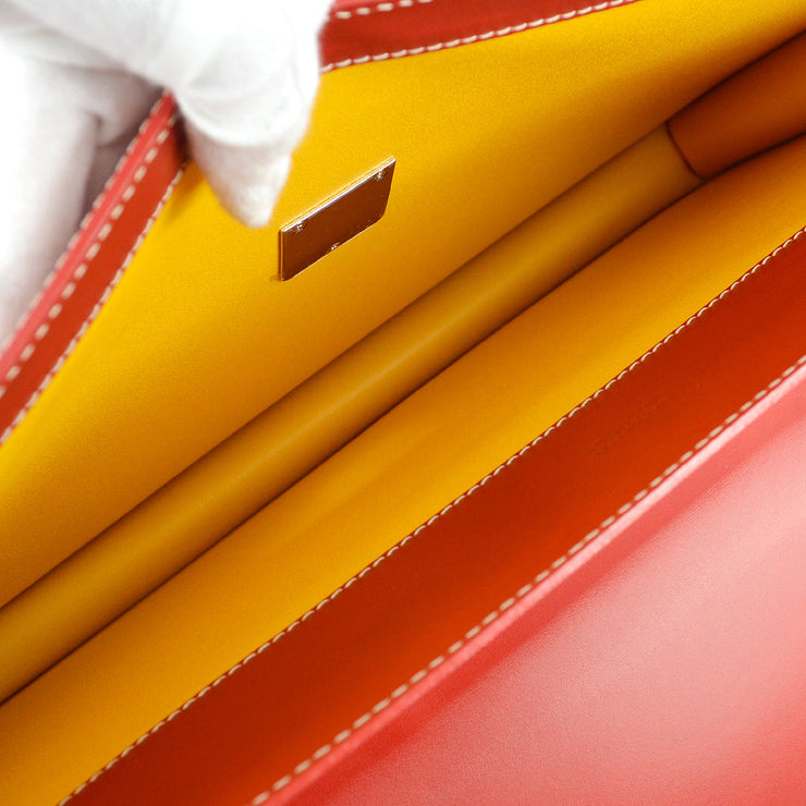 Goyard Red Chypre Briefcase Handbag