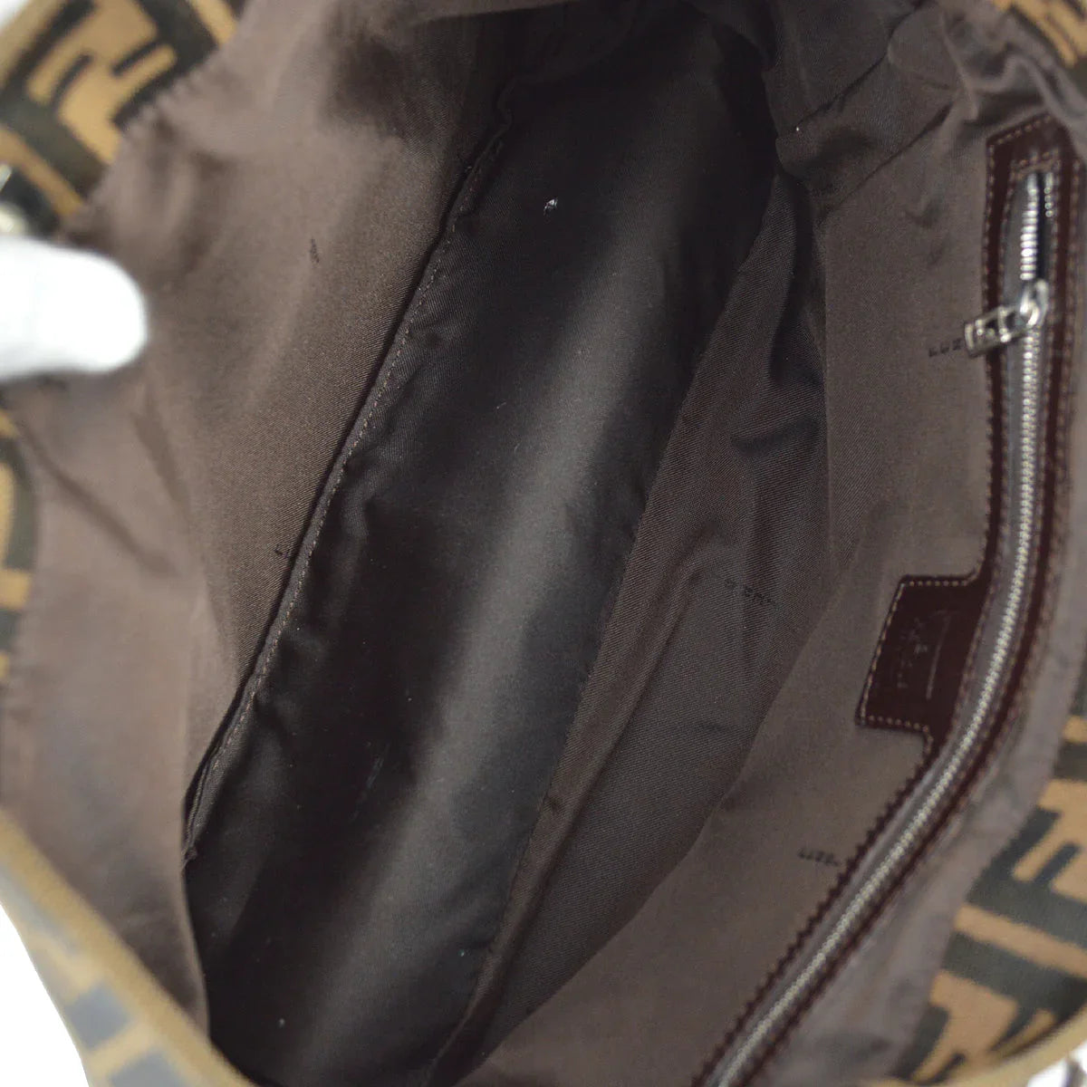 Fendi 2000 Brown Zucca Tote Handbag