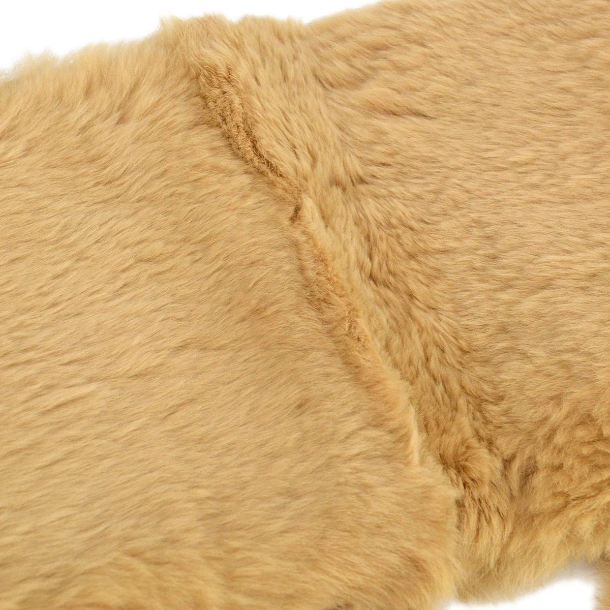 Christian Dior Beige Fur Scarf Stole Small Good