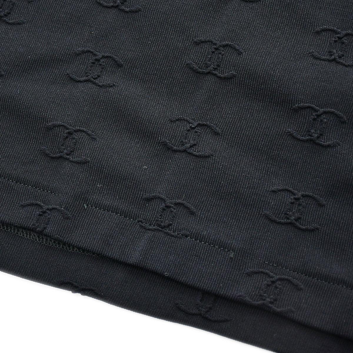 Chanel Spring 1997 CC Logo Embroidered Cropped Top