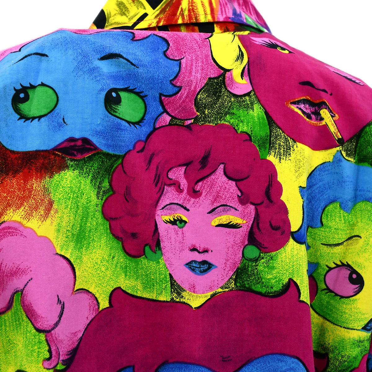 Versace 1993 Betty Boop-print cotton shirt #S
