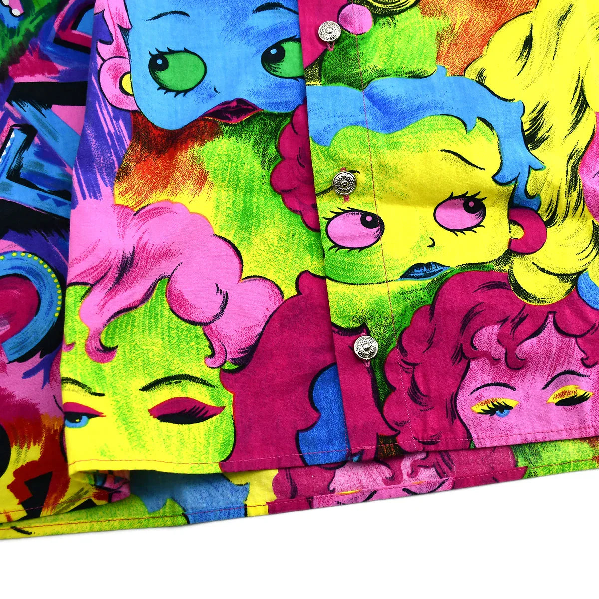 Versace 1993 Betty Boop-print cotton shirt #S