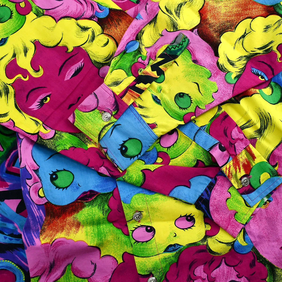 Versace 1993 Betty Boop-print cotton shirt #S