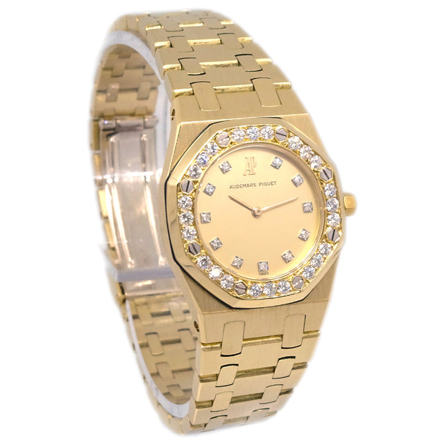 Audemars piguet royal hot sale oak gold diamond