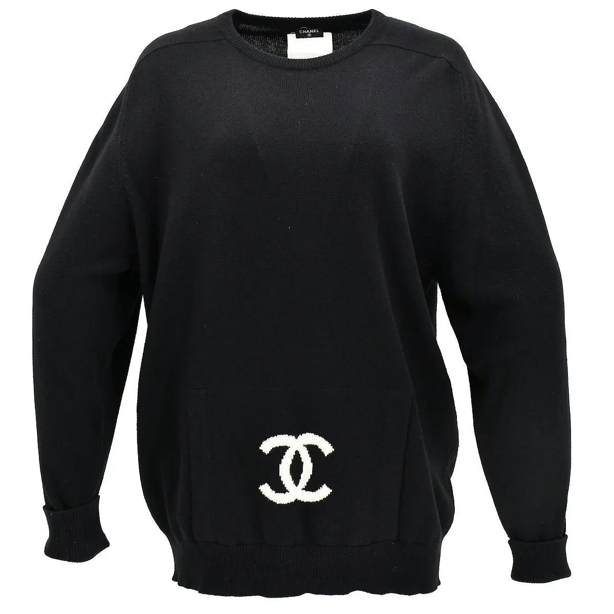 Chanel Fall 1994 CC Logo Cashmere Sweater