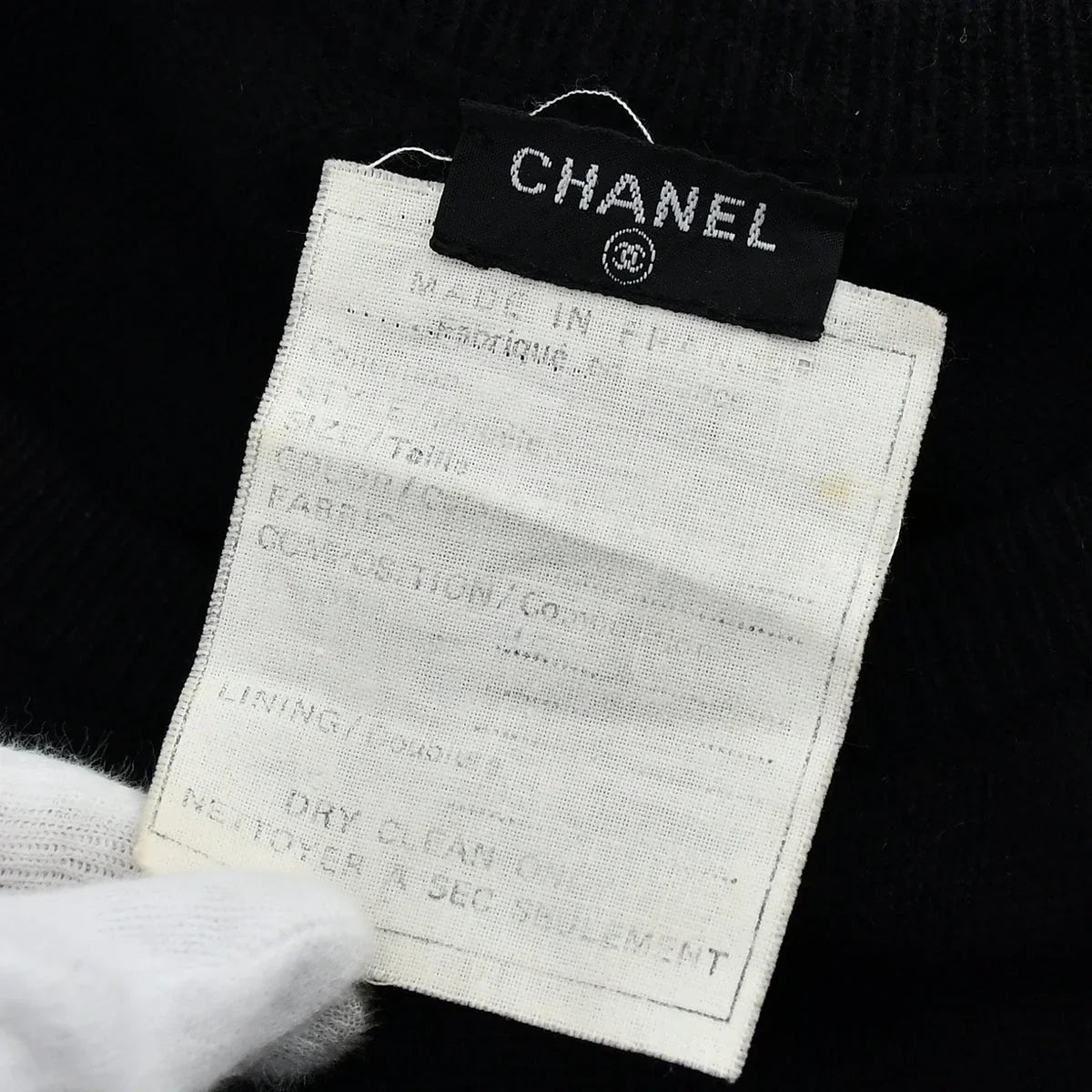 Chanel Fall 1994 CC Logo Cashmere Sweater